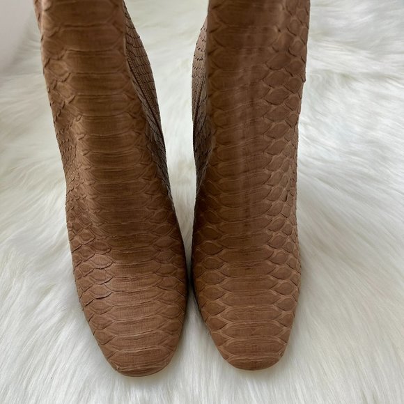 Dior Women's Brown Python Boot Size 38.5 - Picture 5 of 13